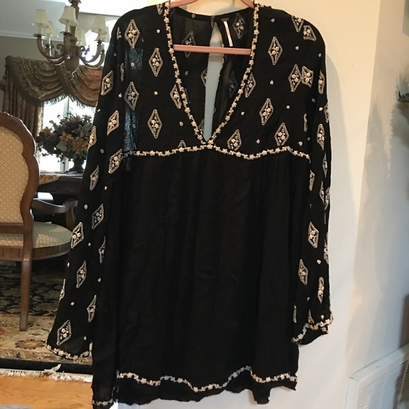 free people embroidered top/dress - Picture 6 of 6